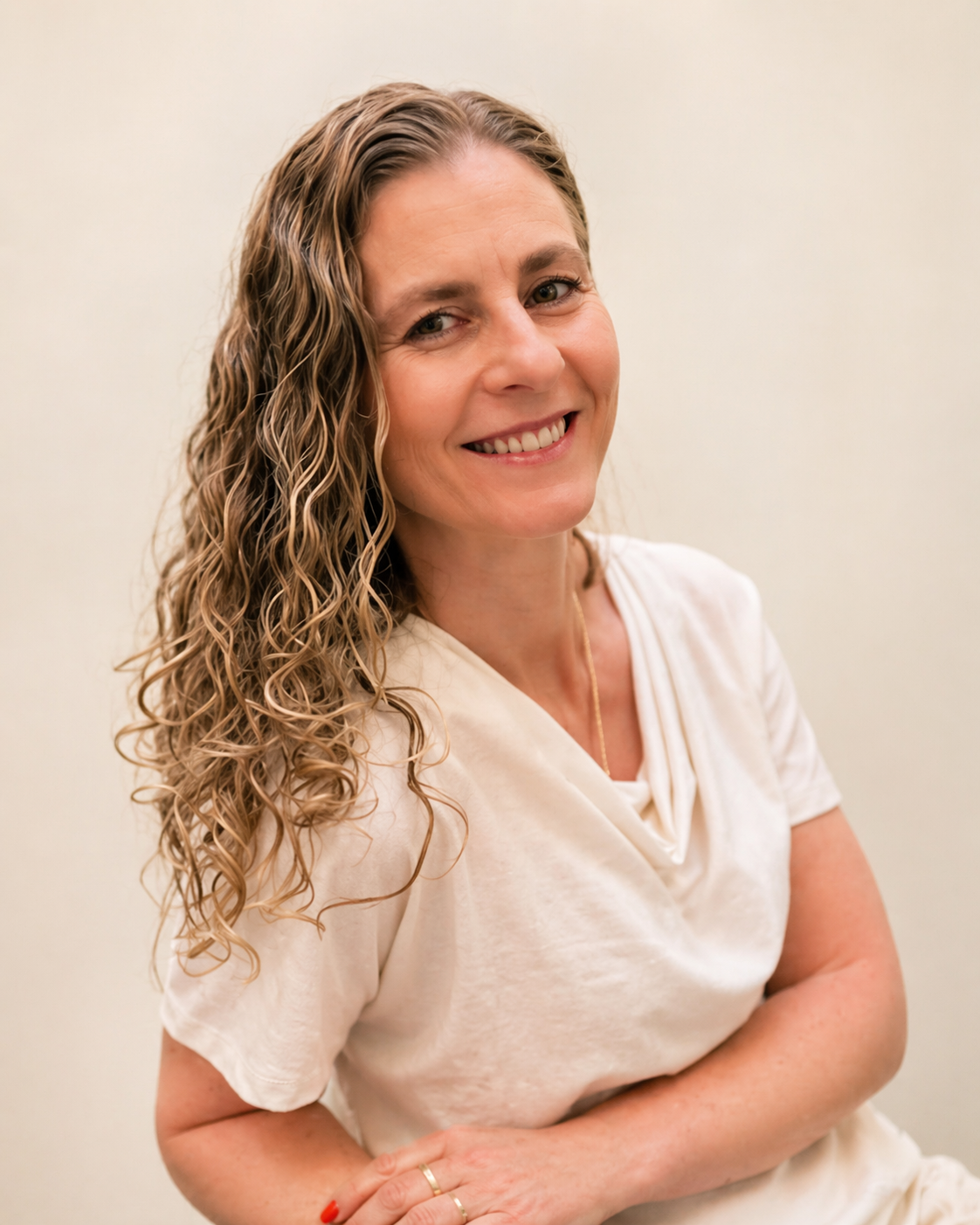 Aline Rockenbach Klüsener, nutricionista funcional, sorrindo